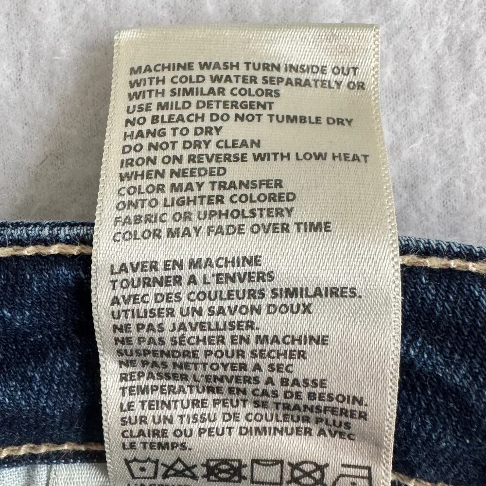 L' AGENCE High Rise Skinny Vintage Destruct Jeans Sz. 26 - Picture 6 of 10